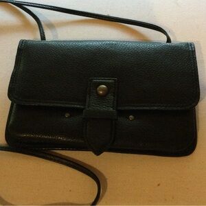 Lucky Brand Black Leather Crossbody Bag